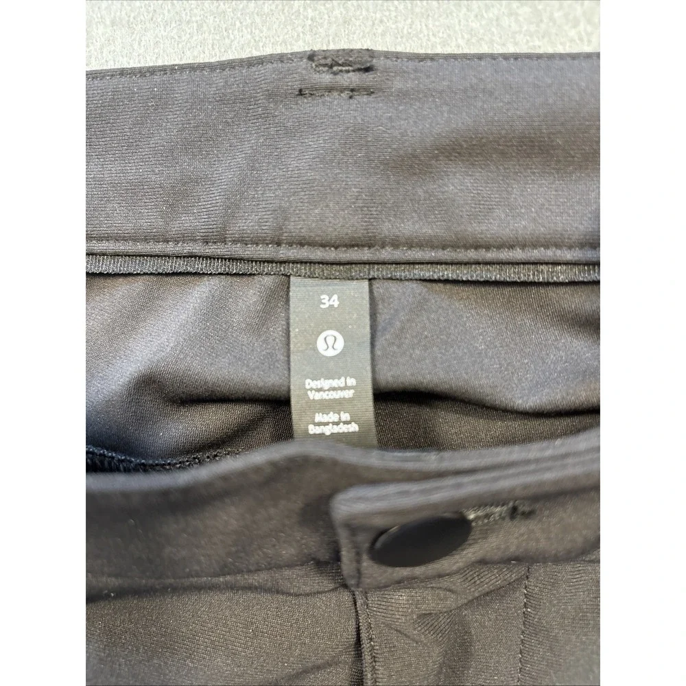Lululemon Men's ABC Classic Fit Pant Size 34x32 OBSIDIAN Warpstreme LM5ADES